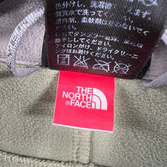 North Face Womens Softshell Jacket Sage Green Full Zip Size XL - Picture 6 of 6
